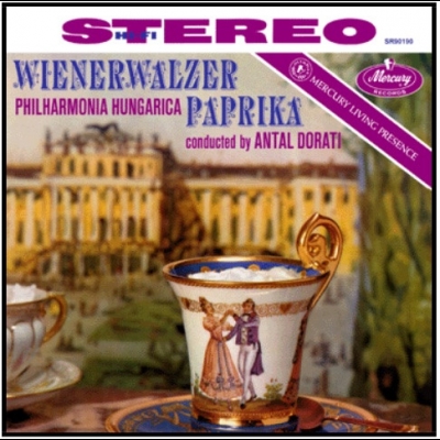 匈牙利紅椒圓舞曲  ( 180 克 LP )<br>杜拉第 指揮 匈牙利愛樂<br>Wienerwalzer Paprika<br>Philharmonia Hungarica, Antal Dorati