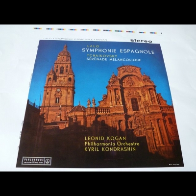 【特價商品】拉羅－西班牙交響曲；柴可夫斯基－憂傷小夜曲  (180克 LP)<br>列奧尼德．柯岡／小提琴<br>Lalo, Tchaikovsky, Symphone Espagnole / Serenade Melancolique<br>Played by Leonid Kogan