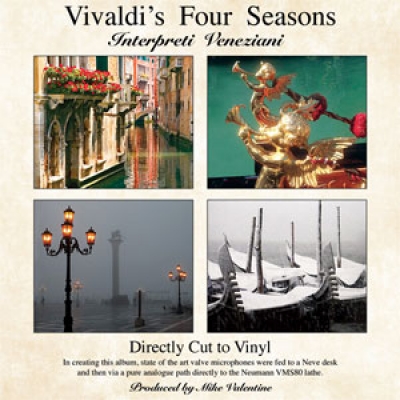 韋瓦第：四季?  ( 180 克直刻 LP )<br>Vivaldi The Four Seasons 180g D2D LP<br>演奏：威尼斯詮釋家樂團（INTERPRETI VENEZIANI）