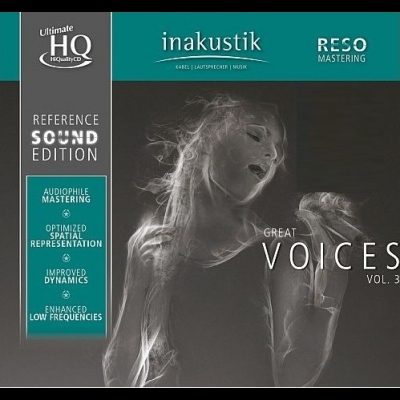 【線上試聽】德國原音 Inakustik 試音碟：宏亮的嗓音 第三輯 ( UHQCD ) <br> Inakustik : Great Voices Vol. 3 Ultimate HiQuality CD