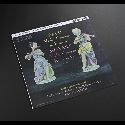 【特價商品】巴哈：E大調小提琴協奏曲 / 莫札特：G大調第三號小提琴協奏曲 ( 180 克 LP )<BR>小提琴：喬宮達．迪．維多/ 庫貝利克 指揮 倫敦交響管弦樂團<BR>Bach & Mozart,Violin Concertos,Played by Gioconda De Vito<BR> Gioconda De Vito, London Symphony Orchestra Conducted By Kubelik產品圖