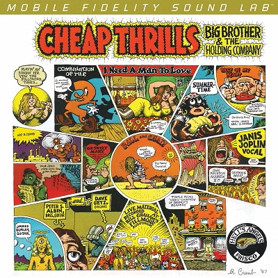 大哥控股公司樂團與珍妮絲．賈普林－廉價把戲 ( 180克 45轉 2LPs )<br>Big Brother and The Holding Co. With Janis Joplin - Cheap Thrills <br>( Numbered 180G 45rpm Vinyl LP )