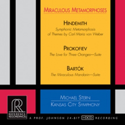 奇蹟之變形記  (CD) <br>麥可．史坦 指揮 堪薩斯城市交響樂團<br>Miraculous Metamorphoses<br>Michael Stern & Kansas City Symphony<br>RR132產品圖