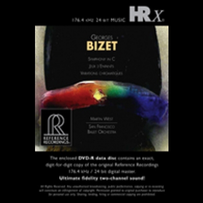 比才：C大調交響曲、兒童的遊戲、半音階變奏曲 ( HRx 數位母帶檔案 )<br>馬汀‧魏斯特 指揮 舊金山芭蕾舞管弦樂團<br>Georges Bizet: Symphony in C Major, Jeux d'Enfants<br>Variations Chromatiques San Francisco Ballet Orchestra Conductor : Martin West<br>HR131產品圖