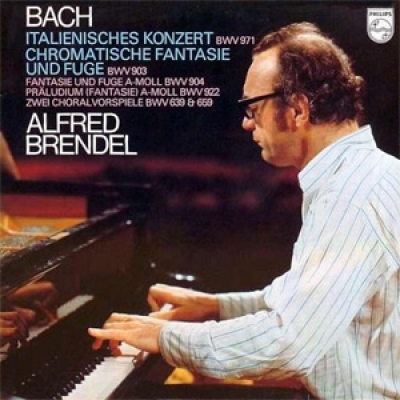 巴哈：義大利協奏曲、半音幻想曲 ( 180 克 LP )<br>鋼琴：布蘭德爾<br>Alfred Brendel Bach Italian Concerto & Chromatic Fantasy產品圖