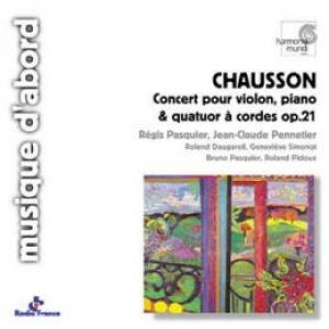 蕭頌：協奏曲，為小提琴、鋼琴與弦樂四重奏所做<br>CHAUSSON：Concerto for Violin, Piano & String Quartet Op.21產品圖