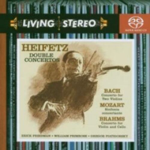 巴哈、莫札特、布拉姆斯：雙重協奏曲集 / 海飛茲(雙層SACD)<br>Bach、Brahms、Mozart：Double Concerto / Heifetz產品圖