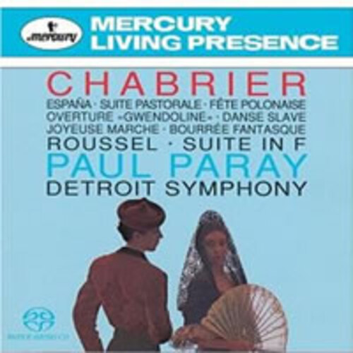 夏布里耶︰西班牙組曲、田園組曲等（雙層SACD）<br>Chabrier: Espana<br>帕瑞指揮底特律交響樂團 Paul Paray ( DSO )