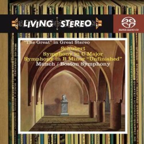 舒伯特：第八號&第九號交響曲 (雙層SACD)<br>孟許波士頓交響樂團<br>Schubert: Symphonies No.8 & 9<br>Boston Symphony Conducted by Munch產品圖