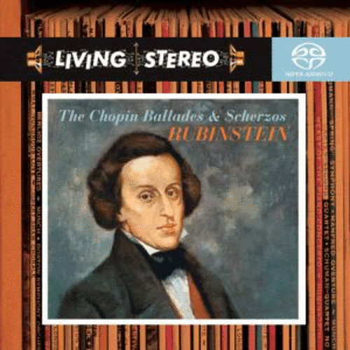 蕭邦：敘事曲、詼諧曲 / 魯賓斯坦，鋼琴 (雙層 SACD)<br>The Chopin Ballades & Scherzos<br>Rubinstein, piano產品圖