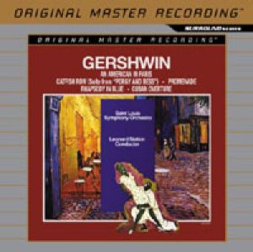 Gershwin ： 一個美國人在巴黎 (雙層SACD ）<br>史拉特金/聖路易交響樂團<br>Gershwin:An American In Paris<br>Leonard Slatkin/Saint Louis Symphony Orchestra<br>