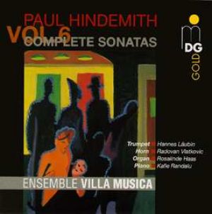 亨德密特：奏鳴曲第六集 ( CD )<br>音樂別墅合奏團<br>Hindemith: Complete Sonatas Vol. 6<br>Ensemble Villa Musica