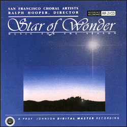 非凡之星 / Star Of Wonder<br>羅夫‧霍伯 指揮 舊金山合唱藝術家 / San Francisco Choral Artists / Ralph Hooper , Director<br>RR21
