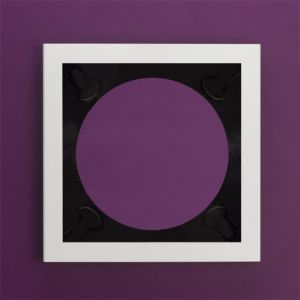 【特價商品】Art Vinyl  創意黑膠掛框—亮白 （英國原裝進口）